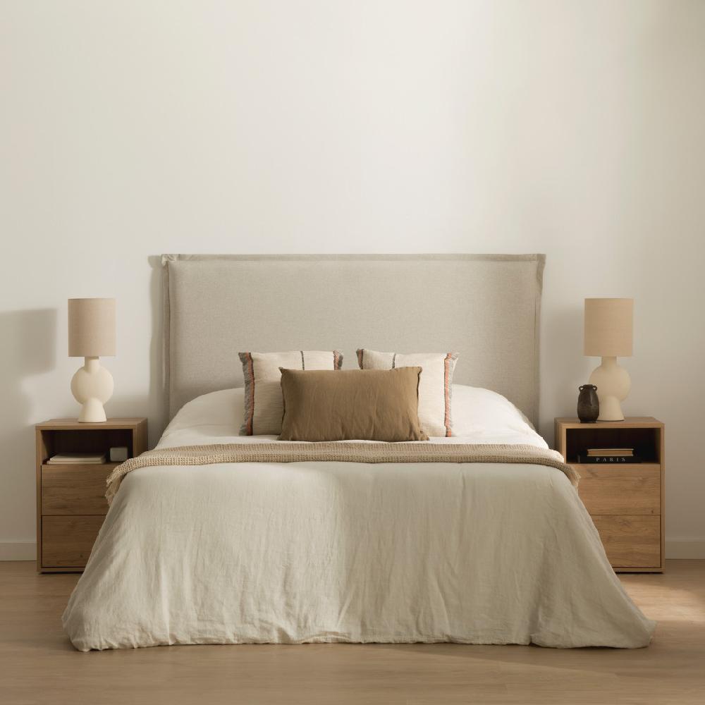 kenay home Cabecero tapizado 150/160 beige