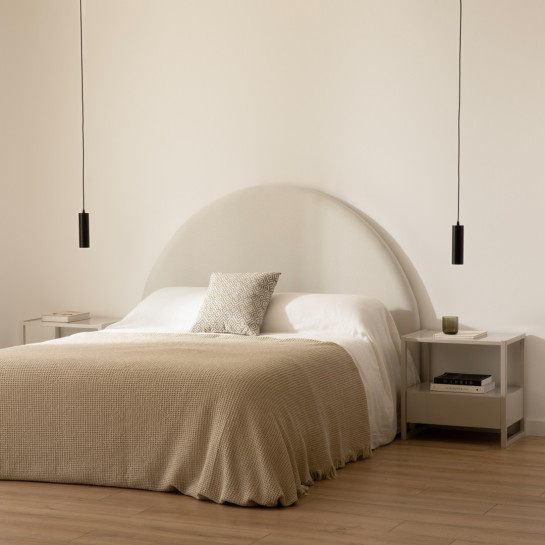 Kenay Home Cabecero Tapizado 150/160 Blanco Roto