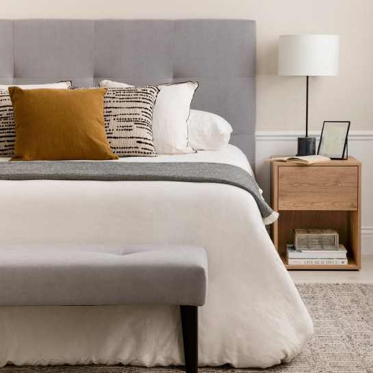 Kenay Home Cabecero Tapizado 150/160 Gris