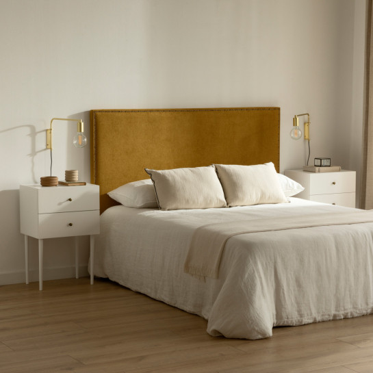 Kenay Home Cabecero Tapizado 150/160 Mostaza