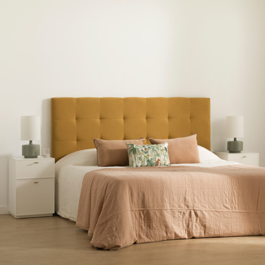 Kenay Home Cabecero Tapizado 150/160 Mostaza