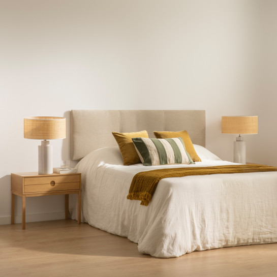 Kenay Home Cabecero Tapizado 150/160 Perla