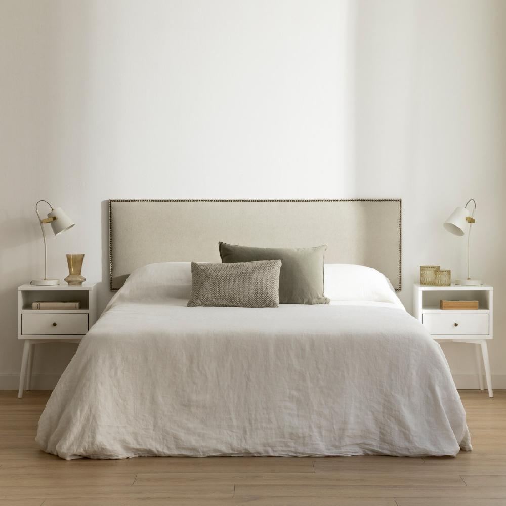 kenay home Cabecero tapizado 150/160 perla