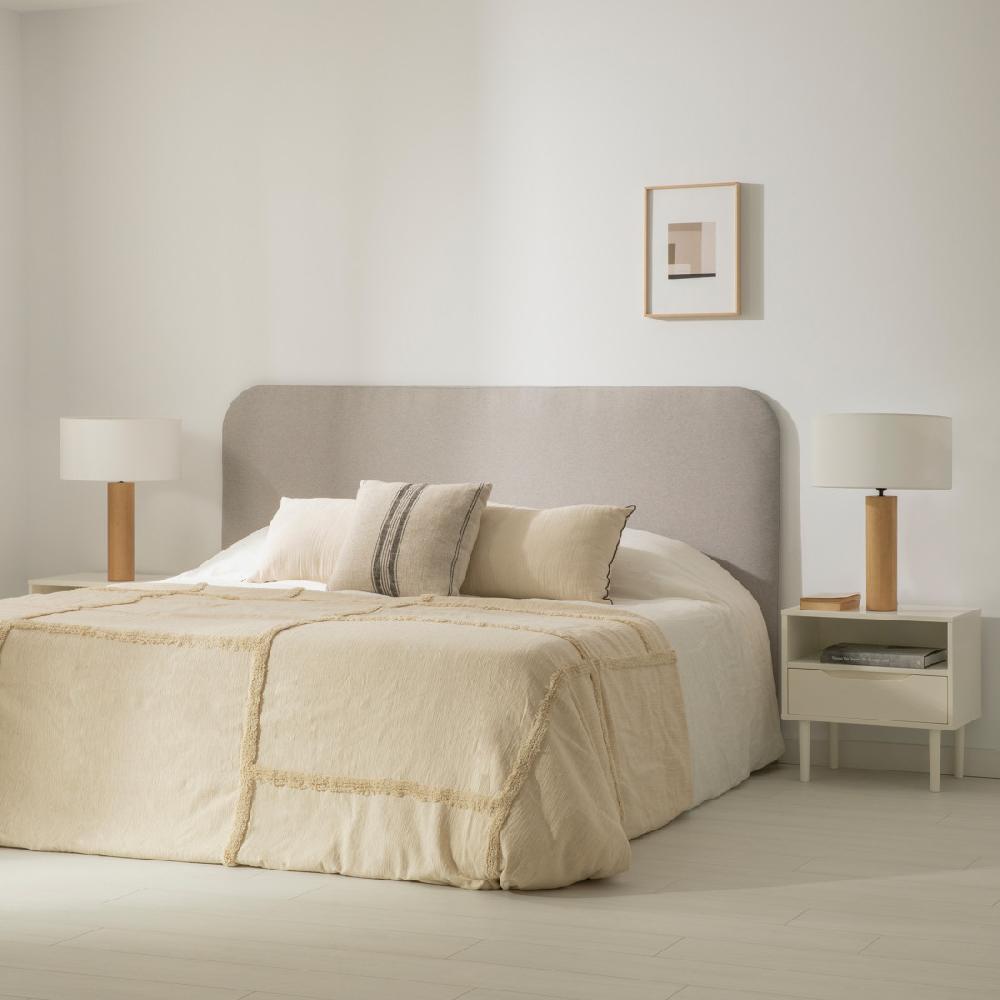 kenay home Cabecero tapizado 180 gris
