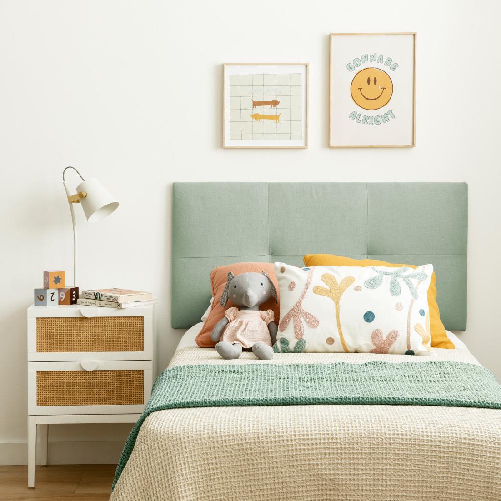 kenay home Cabecero tapizado 90/105 menta