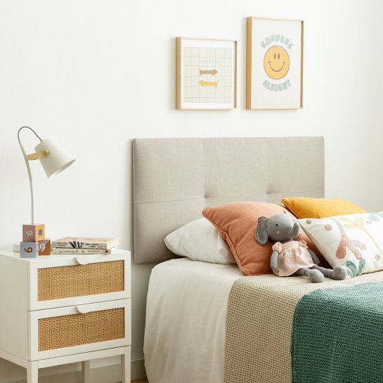 Kenay Home Cabecero Tapizado 90/105 Perla