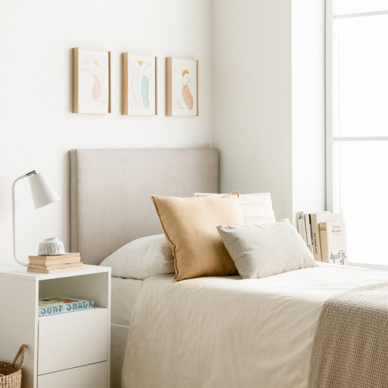 Kenay Home Cabecero Tapizado 90/105 Perla