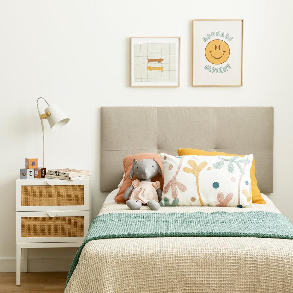 kenay home Cabecero tapizado 90/105 perla