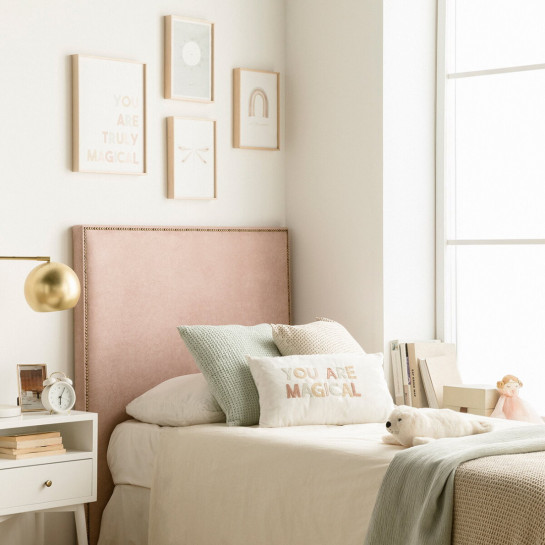 Kenay Home Cabecero Tapizado 90/105 Rosa