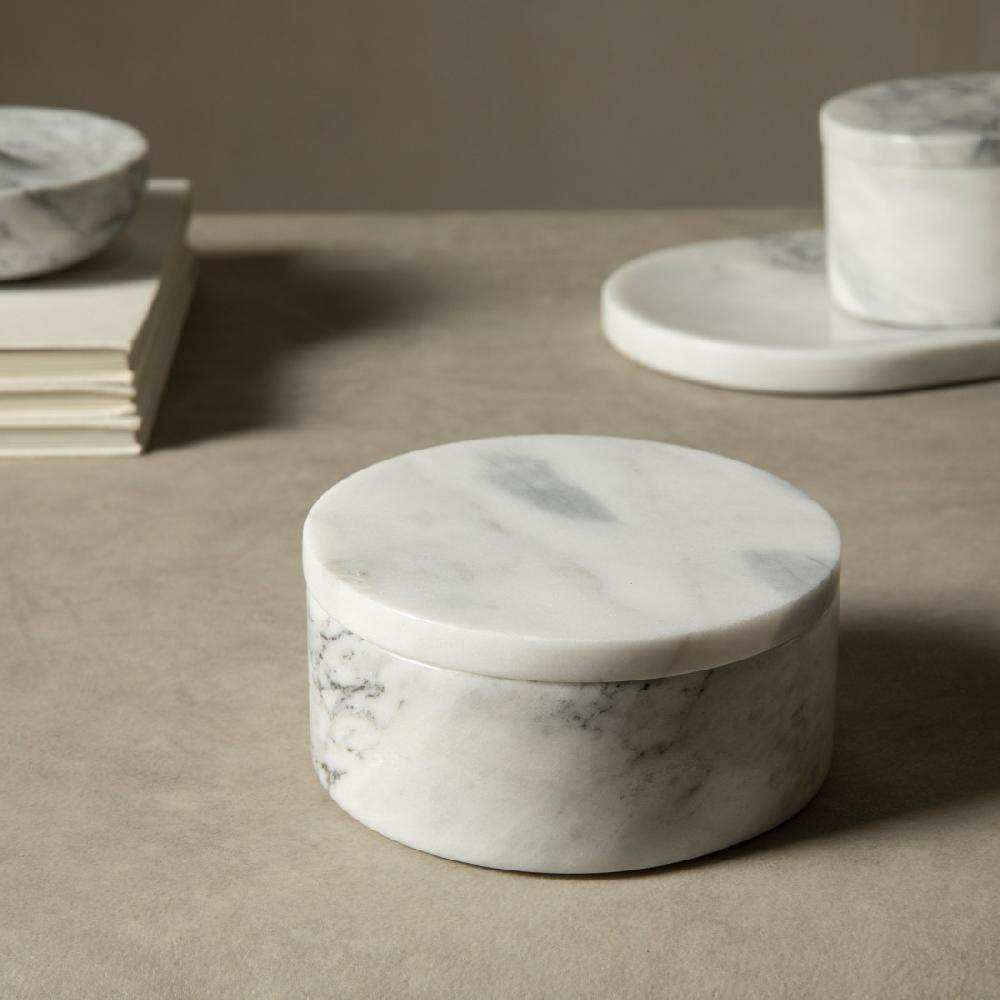 kenay home Caja mármol mediana