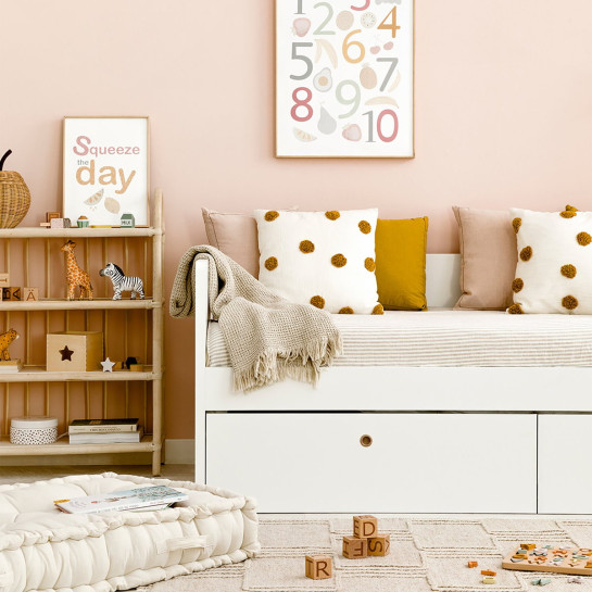 Kenay Home Cama Con Cajones Tirador Natural