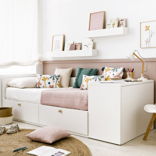 Kenay Home Cama Dos Cajones Personalizable