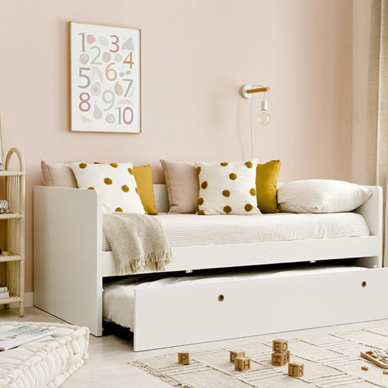 Kenay Home Cama Nido Tirador Blanco