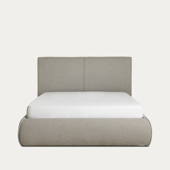 Kenay Home Cama Tapizada Gris 150