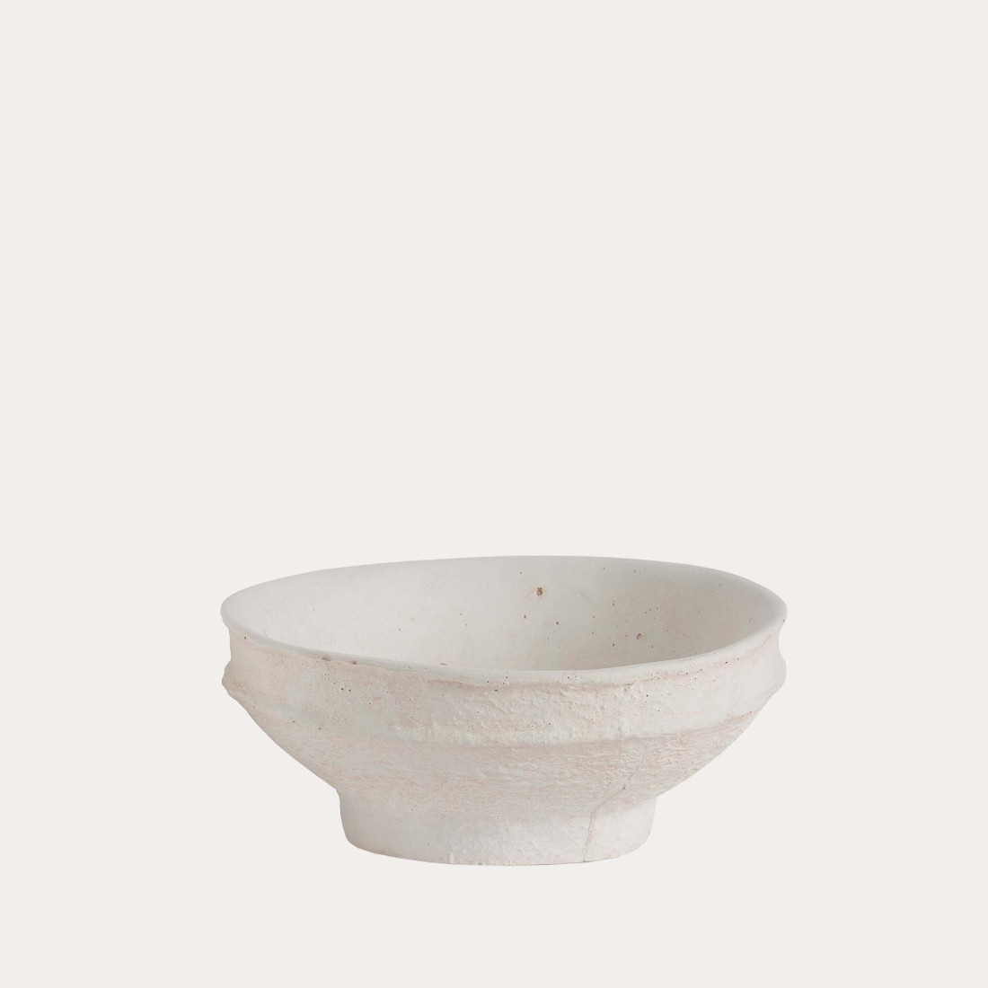 kenay home Centro decorativo cemento blanco