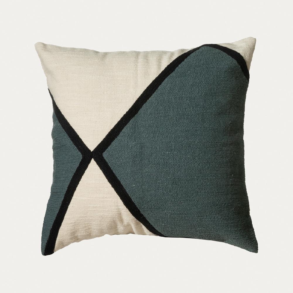 kenay home Cojín dark mint