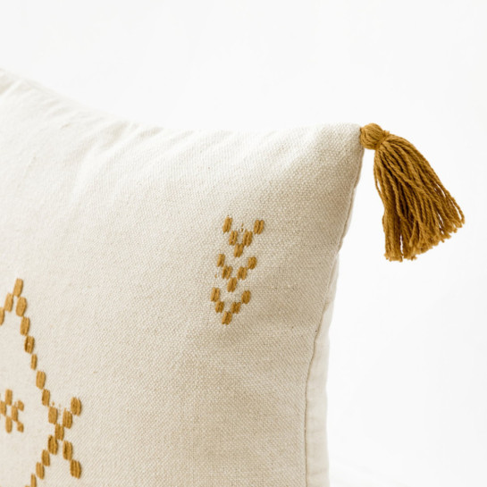 Kenay Home Cojín Mostaza