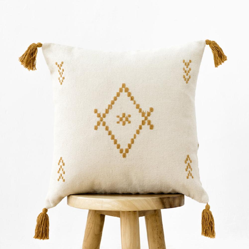 kenay home Cojín mostaza