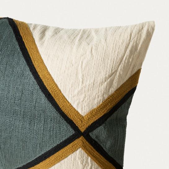 Kenay Home Cojín Tabaco-menta 40x60