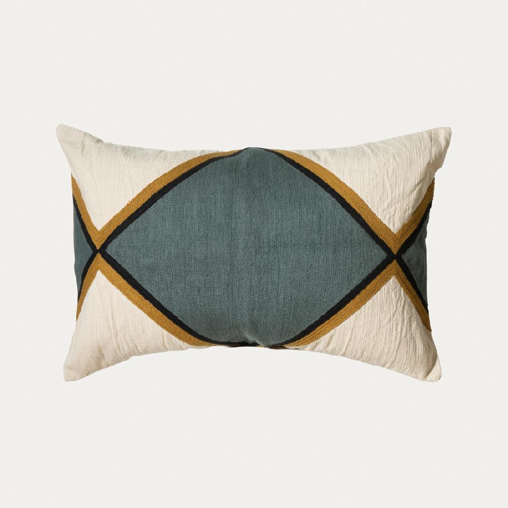 kenay home Cojín tabaco-menta 40x60