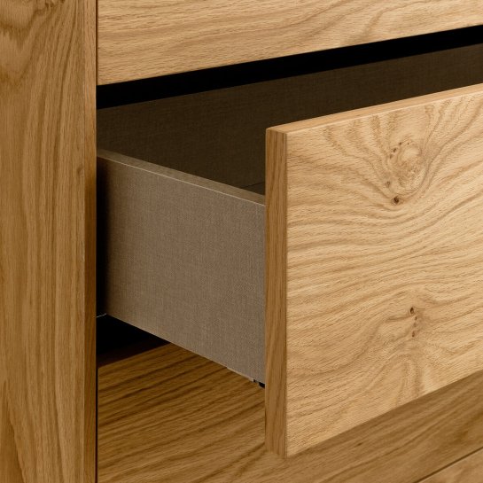 Kenay Home Cómoda 4 Cajones Roble Personalizable