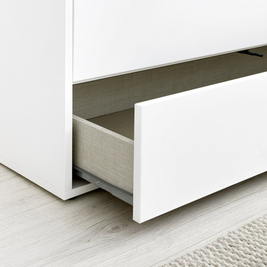 Kenay Home Cómoda Blanca 3 Cajones