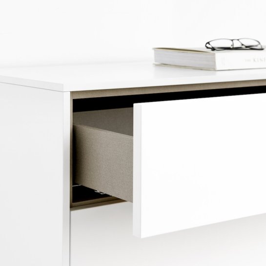 Kenay Home Cómoda Blanca 3 Cajones