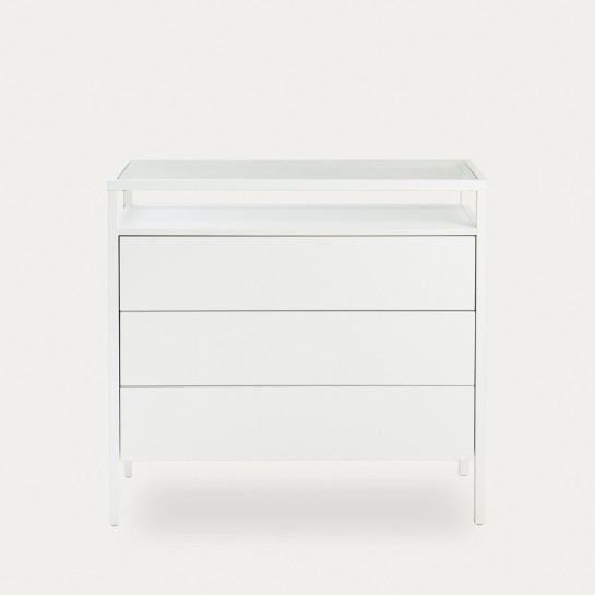 Kenay Home Cómoda Blanca 3 Cajones