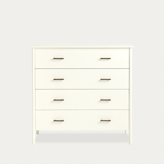 Kenay Home Cómoda Blanca 4 Cajones