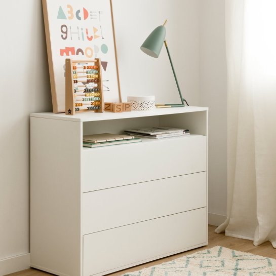 Kenay Home Cómoda Blanca Infantil