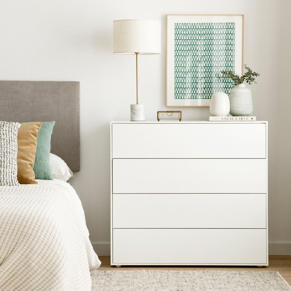 kenay home Cómoda blanca personalizable