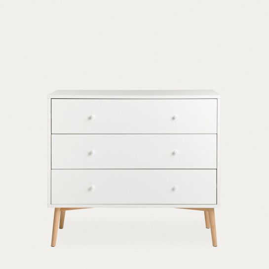 Kenay Home Cómoda Blanca Y Natural Infantil