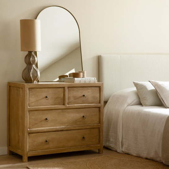 Kenay Home Cómoda Natural 4 Cajones