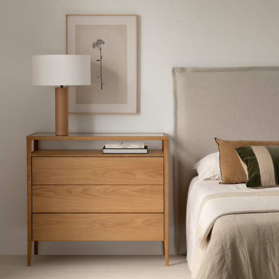 Kenay Home Cómoda Roble 3 Cajones