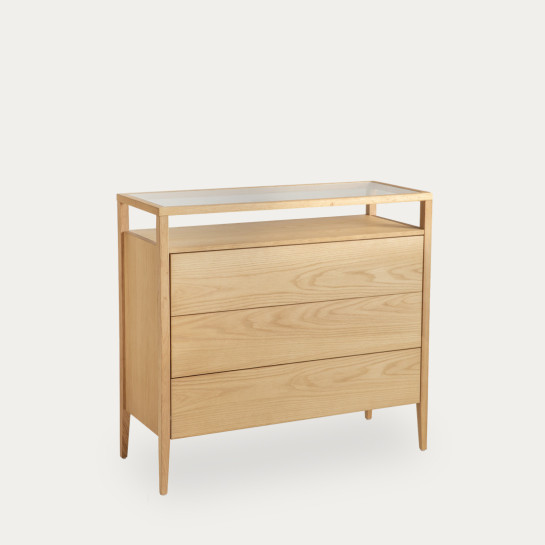 Kenay Home Cómoda Roble 3 Cajones