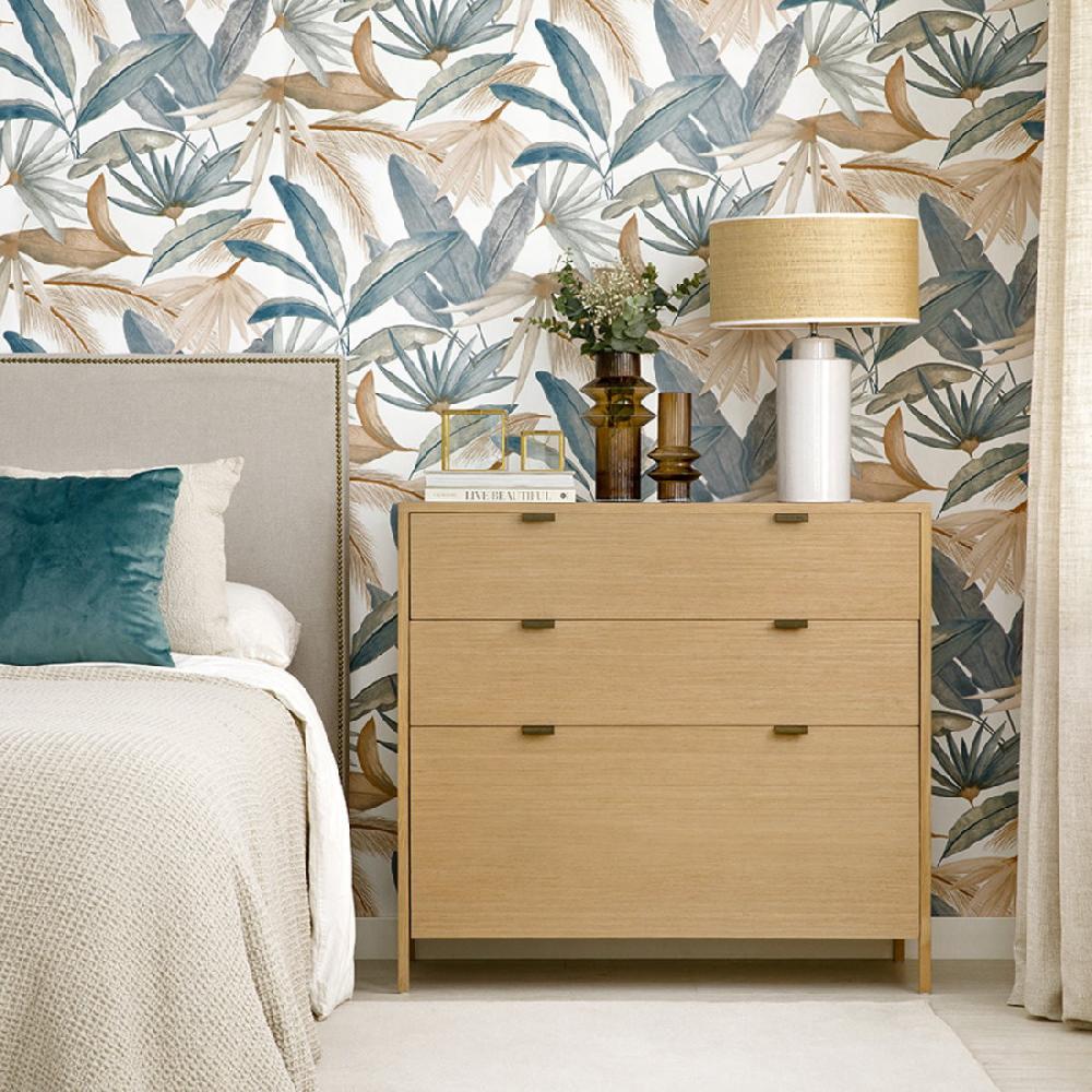 kenay home Cómoda roble 3 cajones