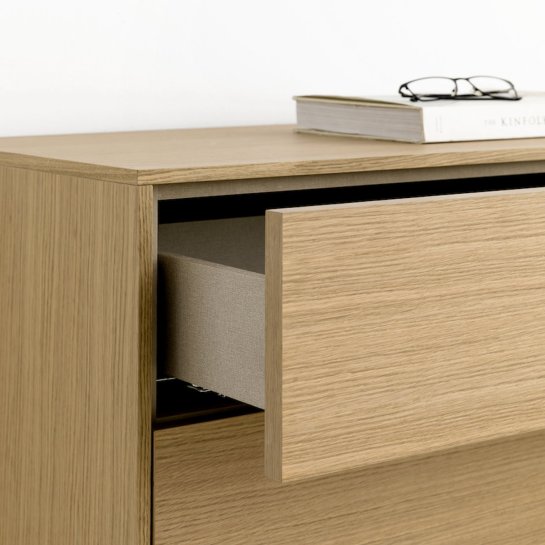 Kenay Home Cómoda Roble 3 Cajones