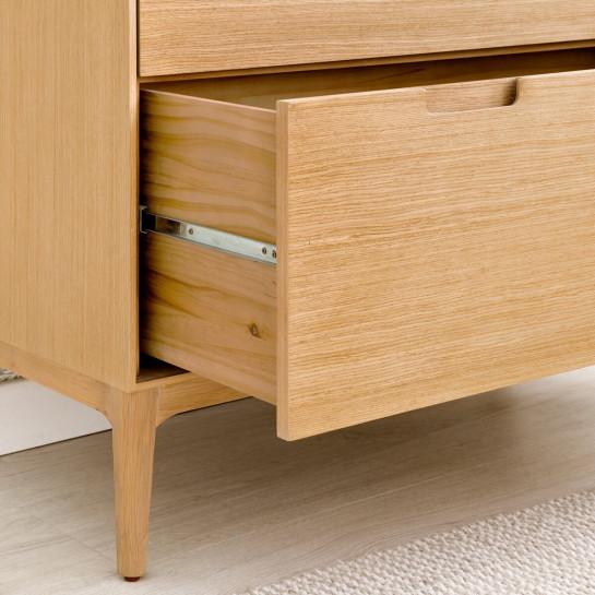 Kenay Home Cómoda Roble 3 Cajones