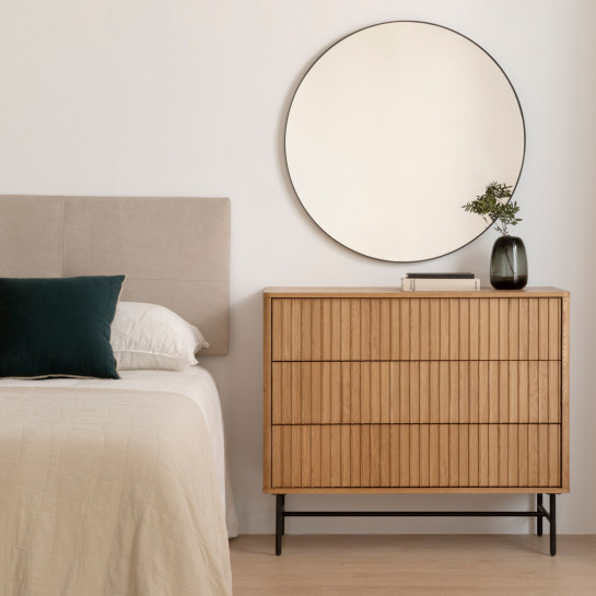 Kenay Home Cómoda Roble 3 Cajones