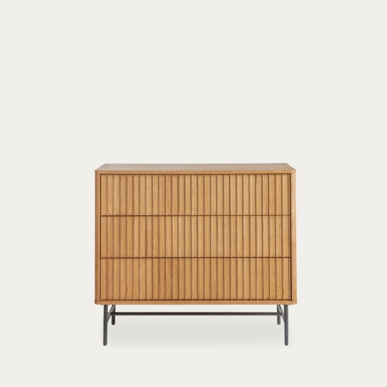 Kenay Home Cómoda Roble 3 Cajones