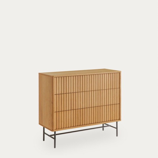 Kenay Home Cómoda Roble 3 Cajones