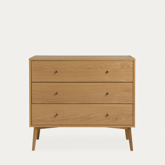 Kenay Home Cómoda Roble 3 Cajones