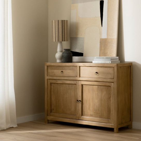 Kenay Home Consola Natural 2 Cajones