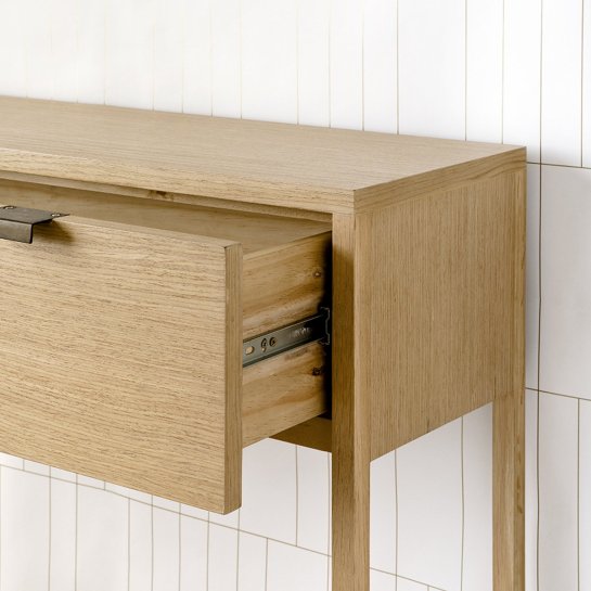 Kenay Home Consola Roble 1 Cajón