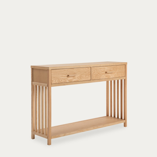 Kenay Home Consola Roble 2 Cajones