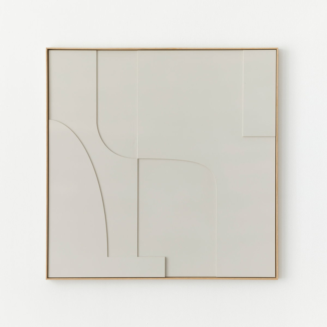 kenay home Cuadro tórtola 90x90