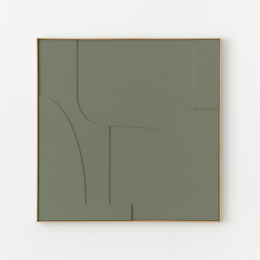 kenay home Cuadro verde 90x90