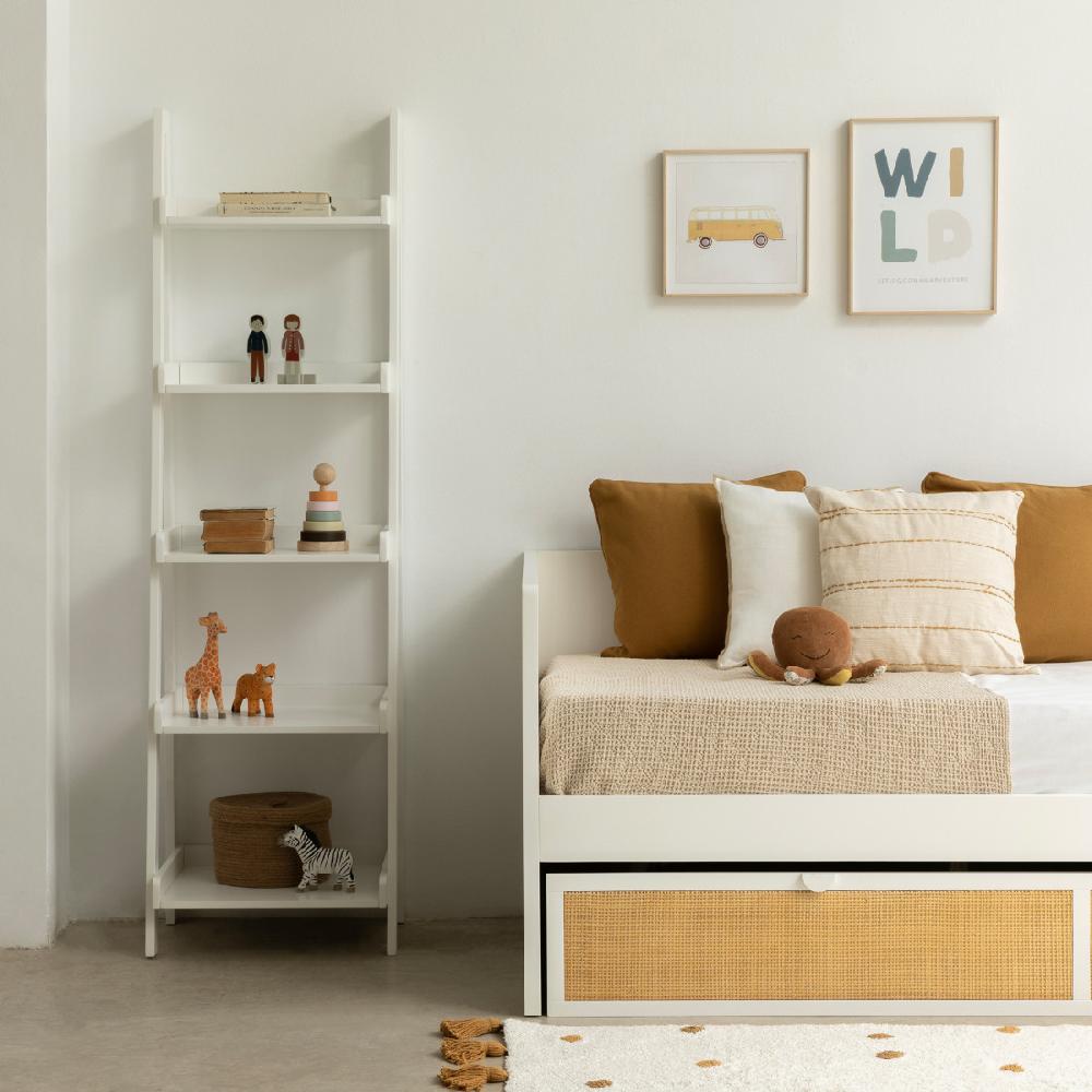 kenay home Escalera estantería a suelo infantil