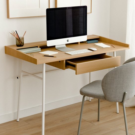 Kenay Home Escritorio Blanco 120