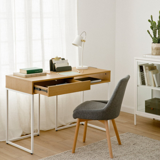 Kenay Home Escritorio Blanco 120